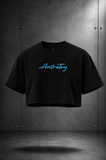 Crop Top Axtrotoy in Cursive