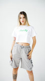 Crop Top Axtrotoy in Cursive