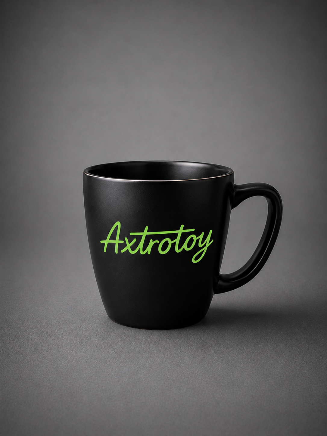 Axtrotoy Matte Mug – Cursive Logo