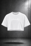 Crop Top Axtrotoy in Cursive
