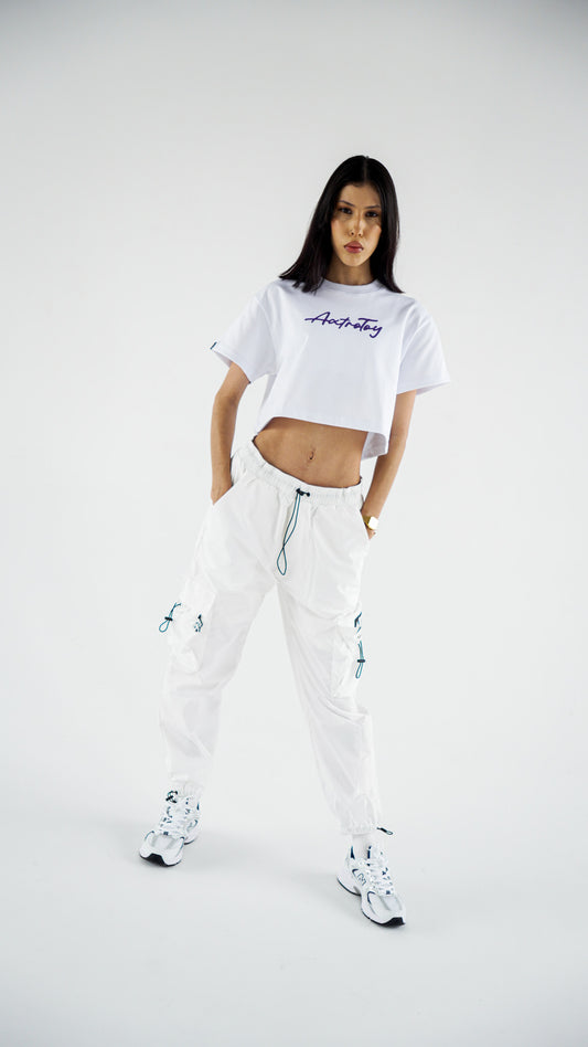 Crop Top Axtrotoy in Cursive