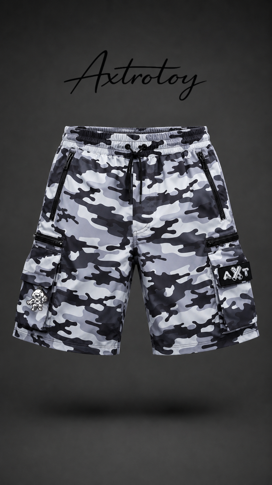 AXT Recon Camouflage Cargo Shorts