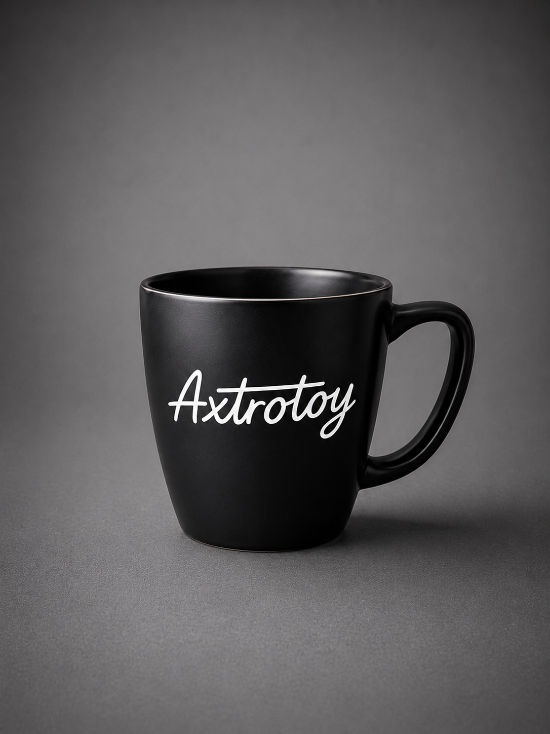 Axtrotoy Matte Mug – Cursive Logo
