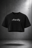 Crop Top Axtrotoy in Cursive